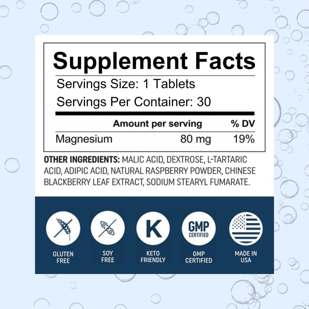 High-purity Raspberry hydrogen tablets without fillers