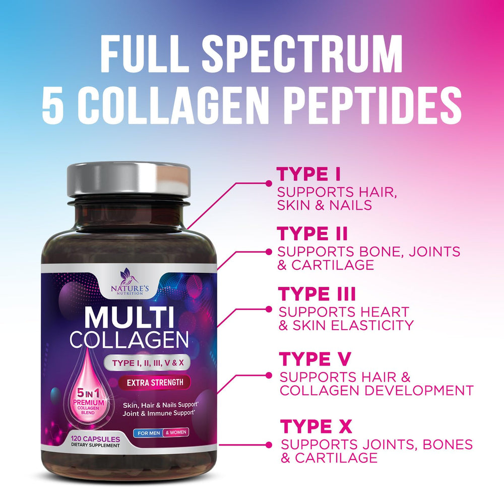 Hydrolyzed collagen peptide capsules