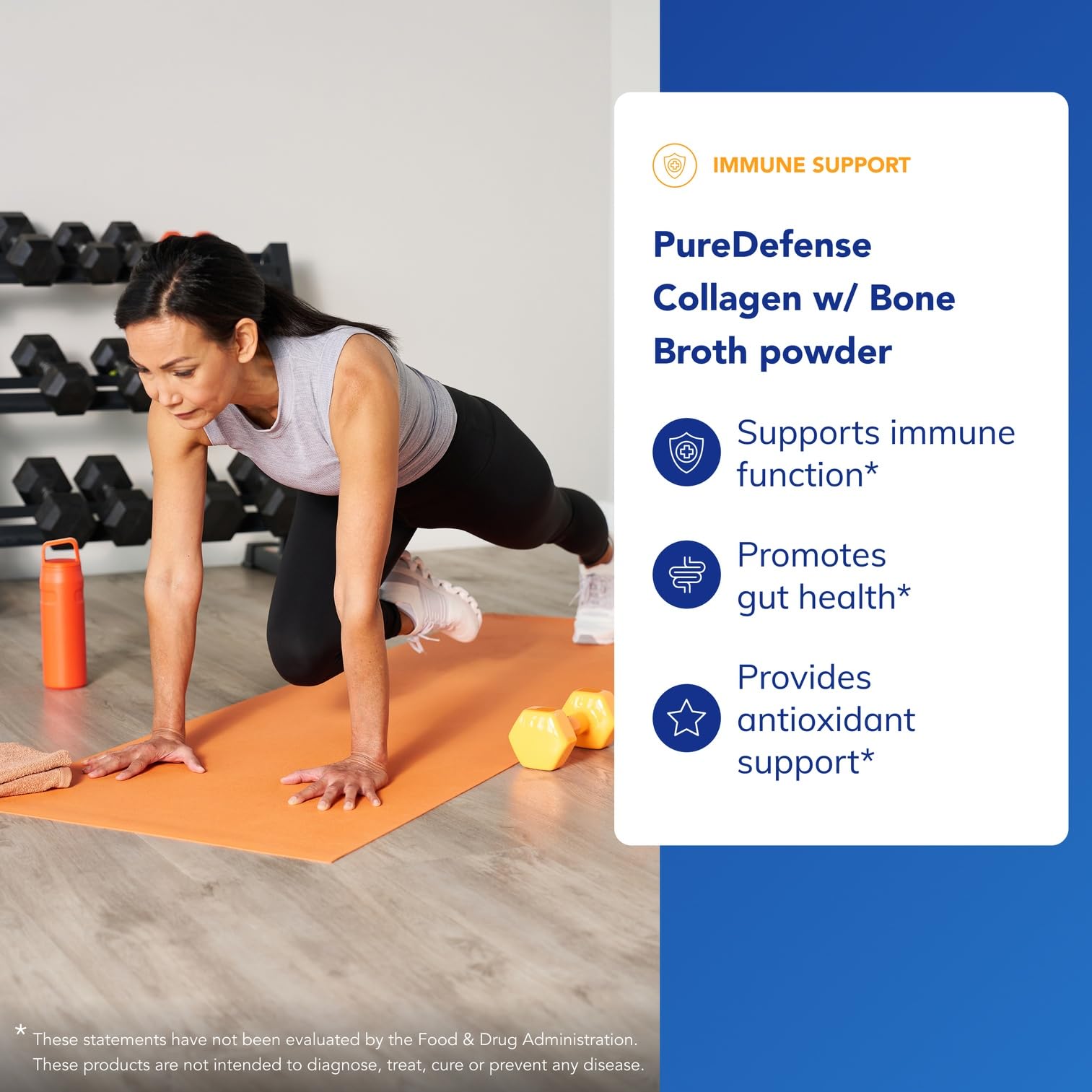 Hydrolyzed collagen powder used in PureDefense