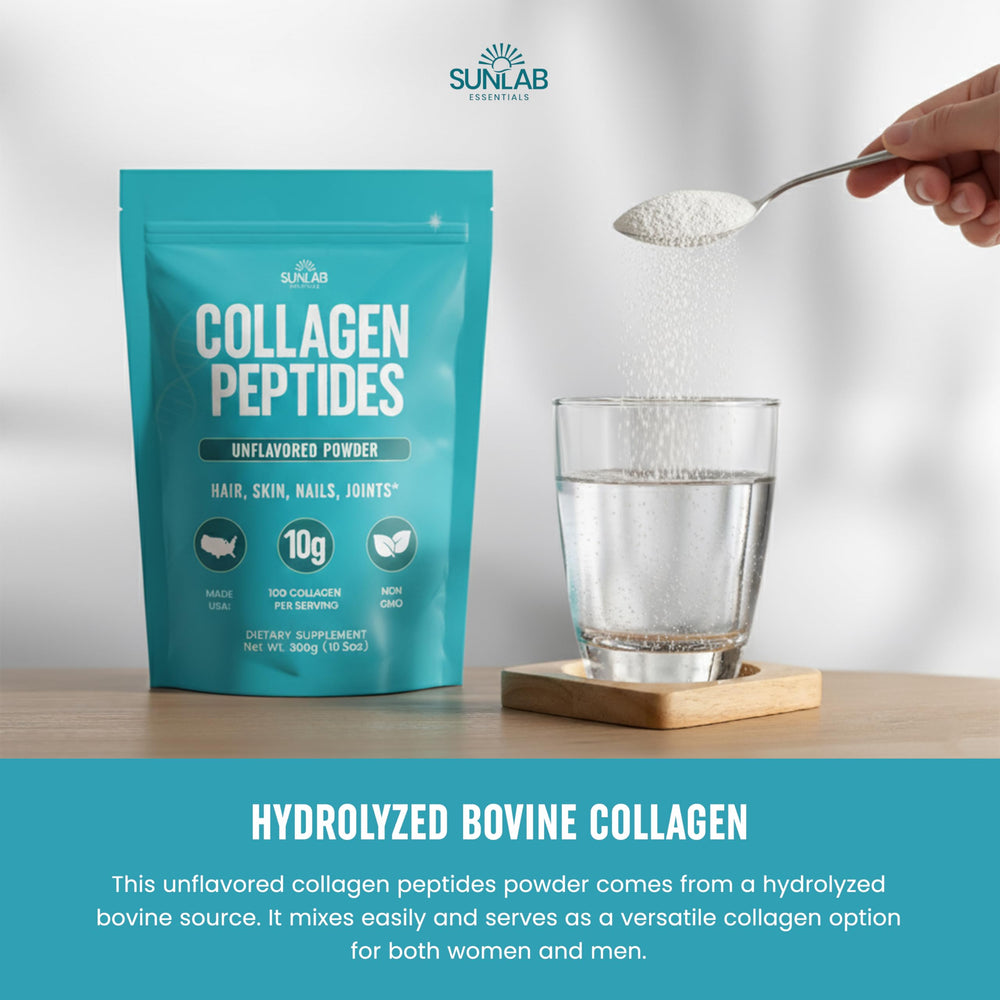 Dissolving collagen powder in water