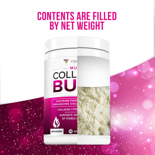 Scooped hydrolyzed collagen powder for weight loss unflavored
