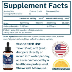 Hydrolyzed collagen types I and III liquid drops