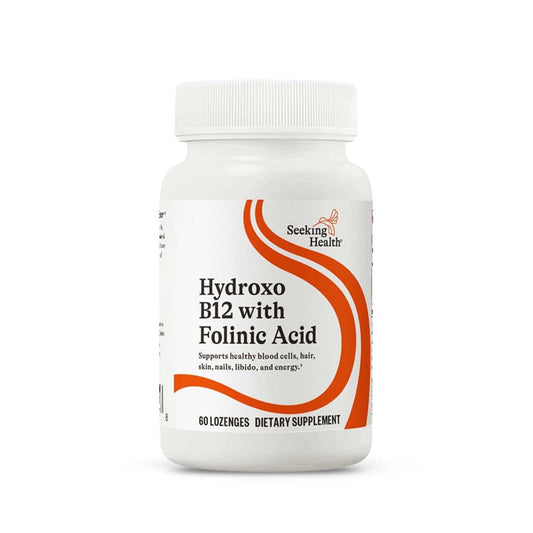Hydroxo B12 with Folinic Acid lozenges package, 60-count