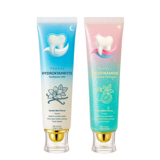 Daytime toothpaste with niacinamide for gum care and citrus-mint flavor