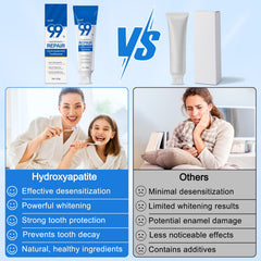 Hydroxyapatite toothpaste packaging