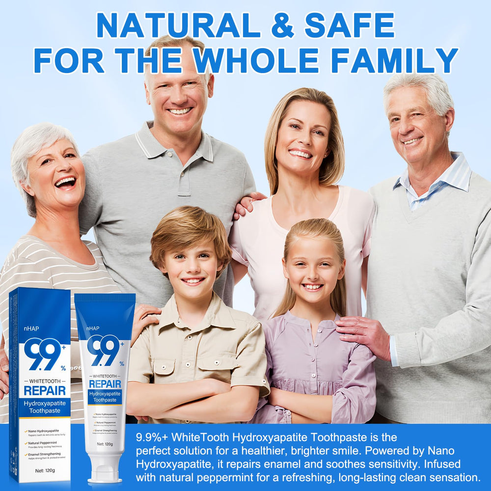 Daily oral care routine with toothpaste