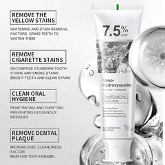 Close-up of toothpaste applying to a toothbrush for deep cleansing
