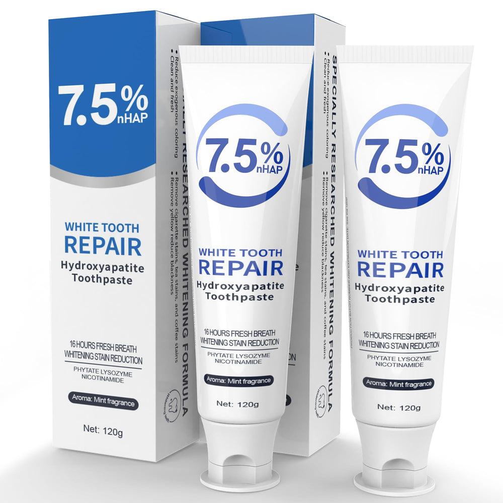 Product front view of Hydroxyapatite Toothpaste 2-Pack