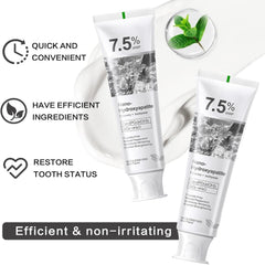 Hydroxyapatite toothpaste 2pcs packaging and tubes