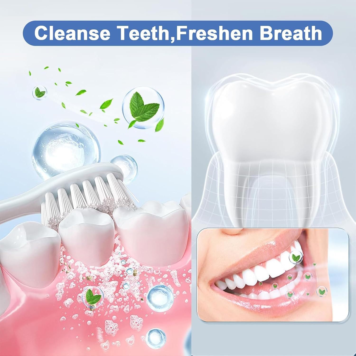 Packaging view of hydroxyapatite toothpaste