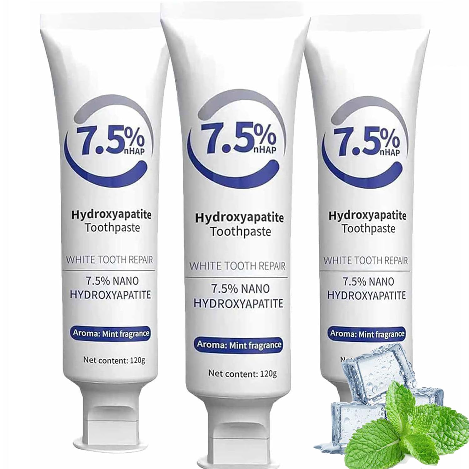 Packaging for 7.5% Hydroxyapatite Toothpaste