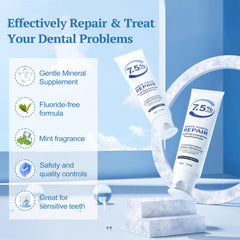 Packaging of Hydroxyapatite toothpaste with mint flavor 1-pack