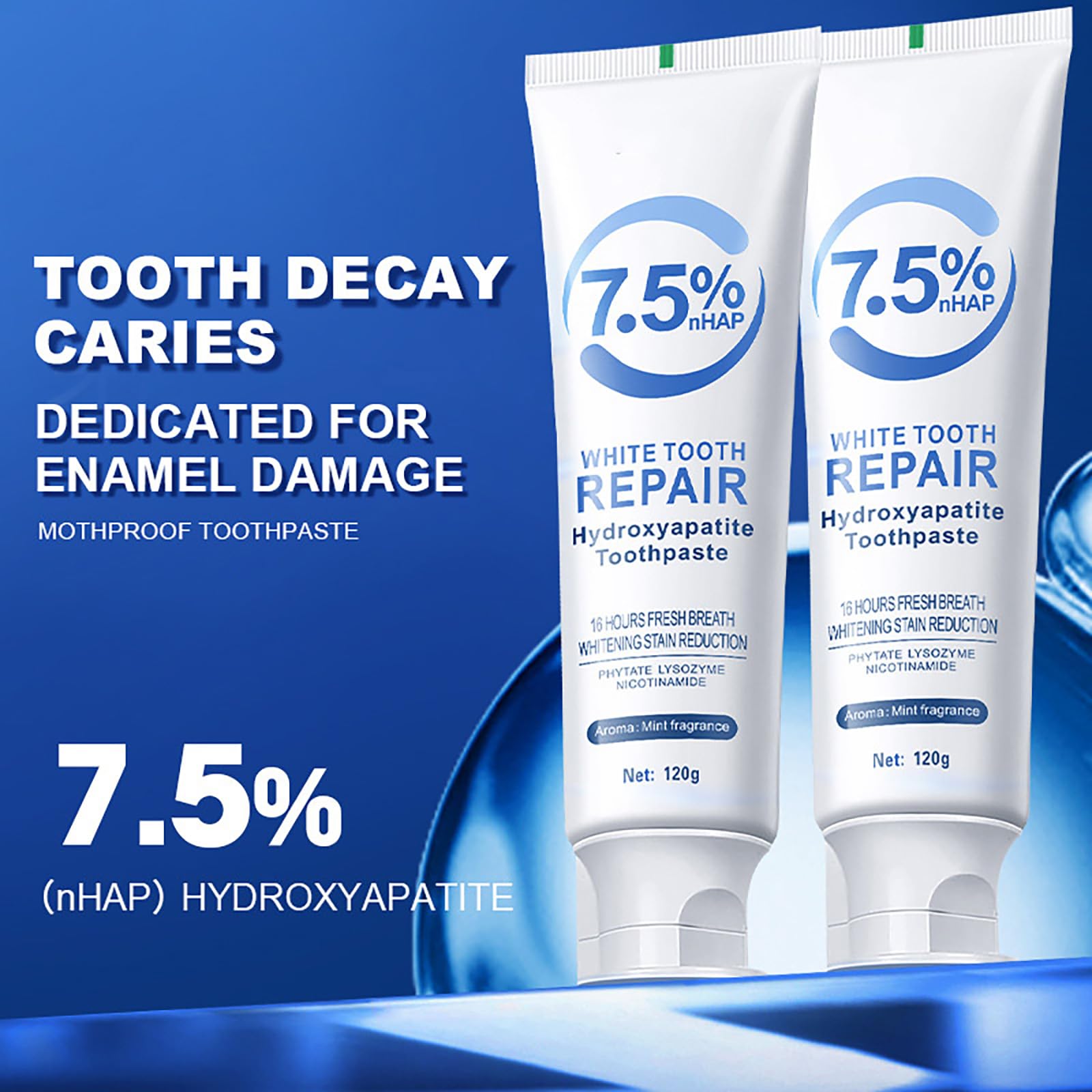 Daily use toothpaste for oral health