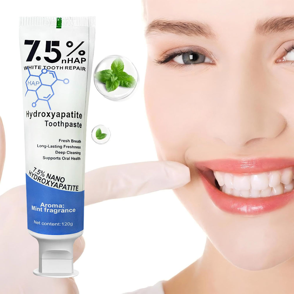 Toothpaste with hydroxyapatite enamel protection formula