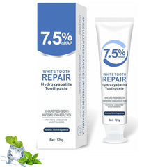 Hydroxyapatite toothpaste providing enamel protection