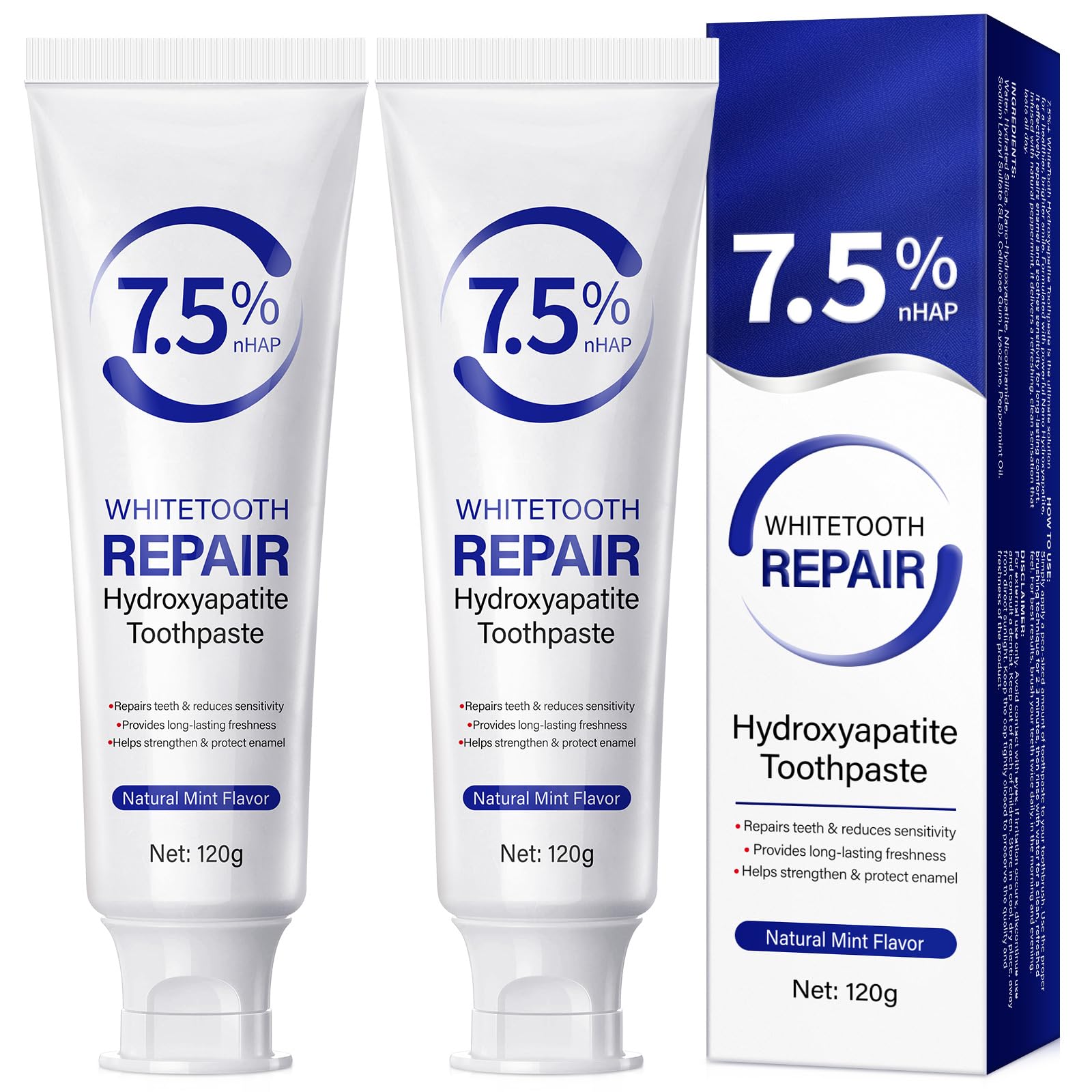 Hero image of Hydroxyapatite Toothpaste for Sensitive Teeth