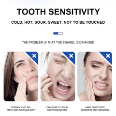Mild mint flavored hydroxyapatite toothpaste