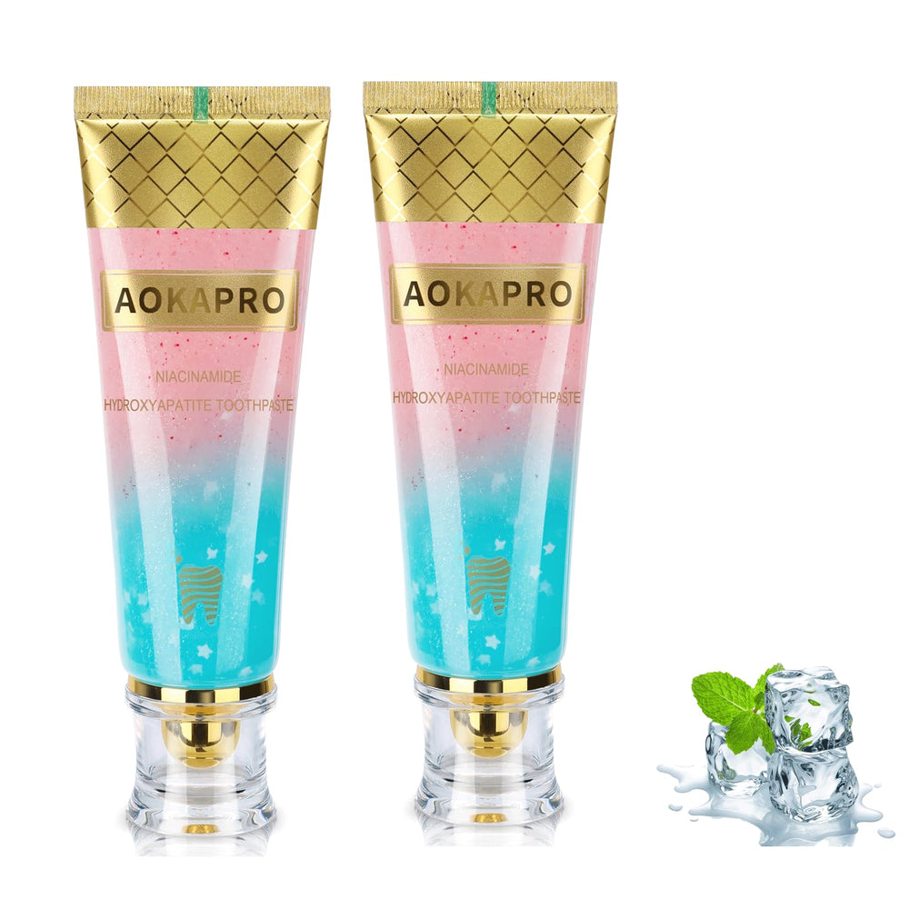 Hydroxyapatite Niacinamide whitening toothpaste bottle