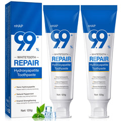 Front view of 9.9% Hydroxyapatite Toothpaste tube