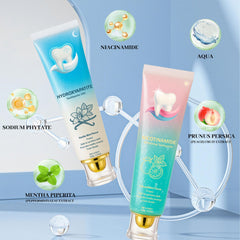 Daytime Niacinamide whitening toothpaste tube (citrus-mint flavor)