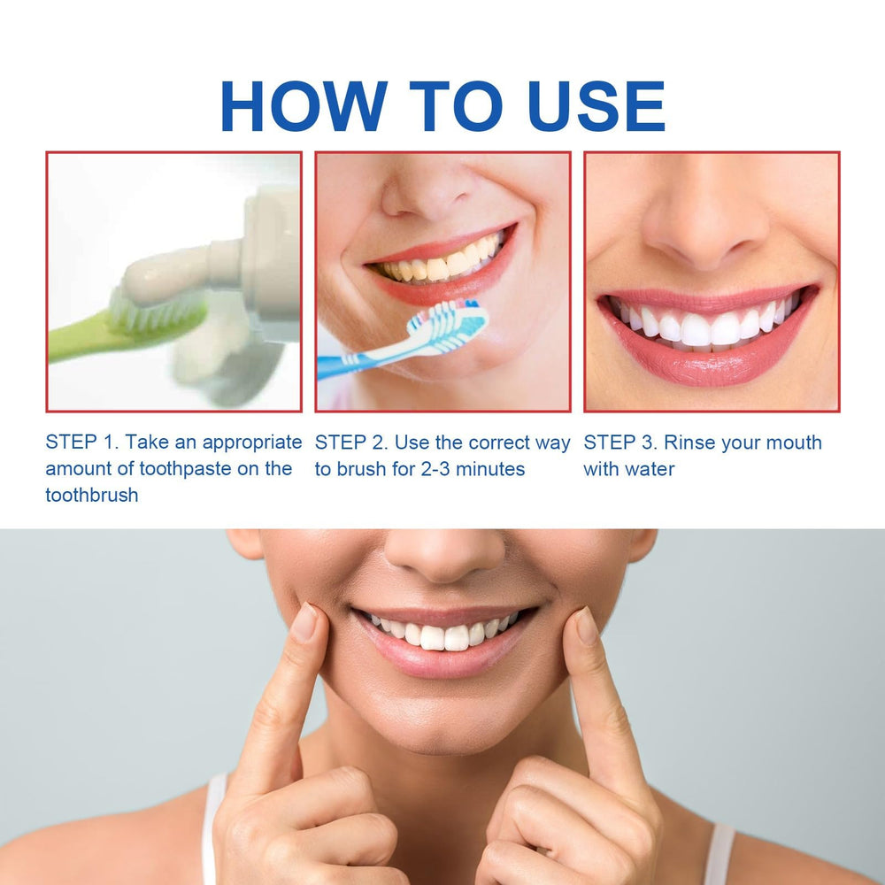 Smiling person with healthy enamel after using nHAP toothpaste
