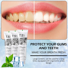 Fluoride-free toothpaste packaging safe for sensitive teeth