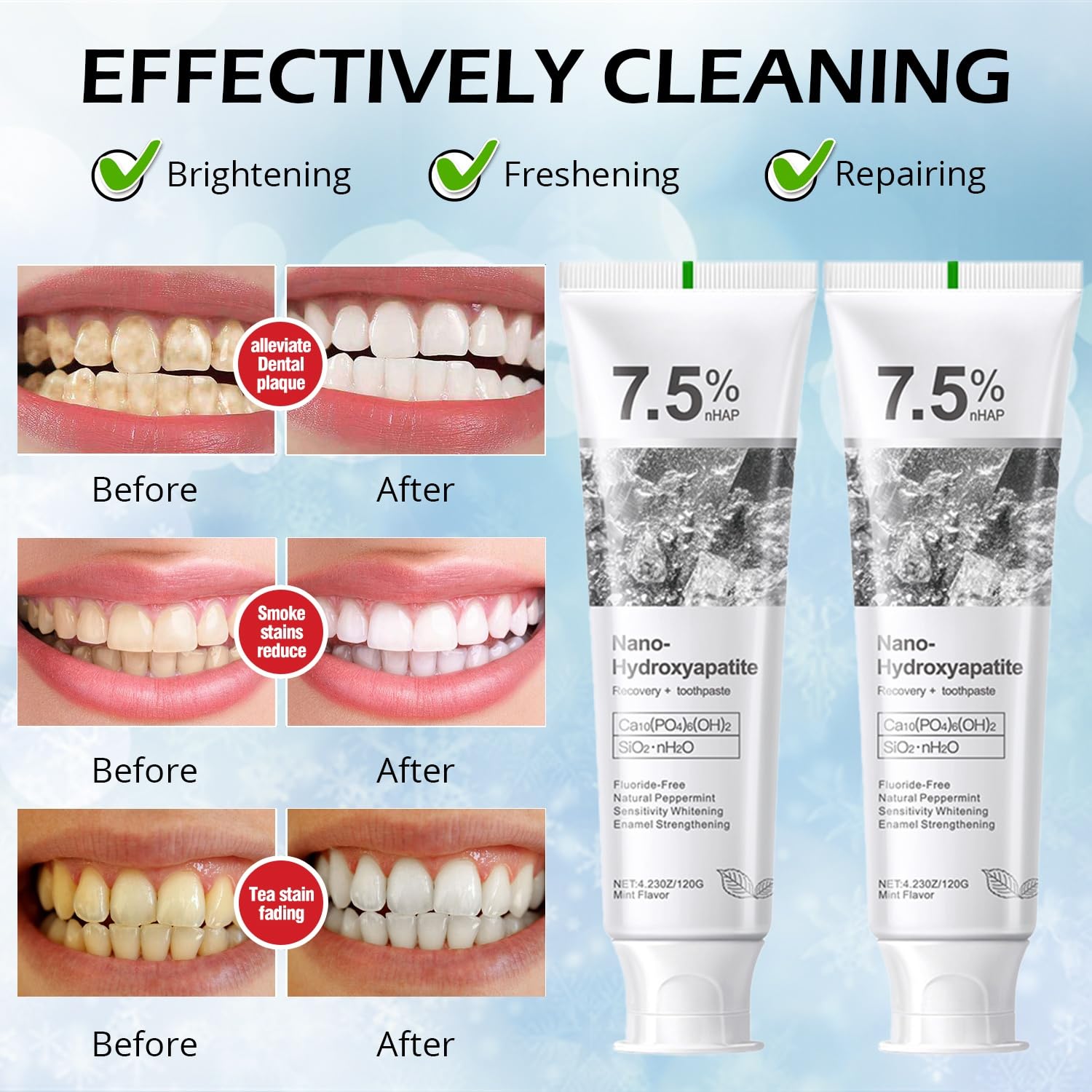 Family-friendly fluoride-free toothpaste for daily use