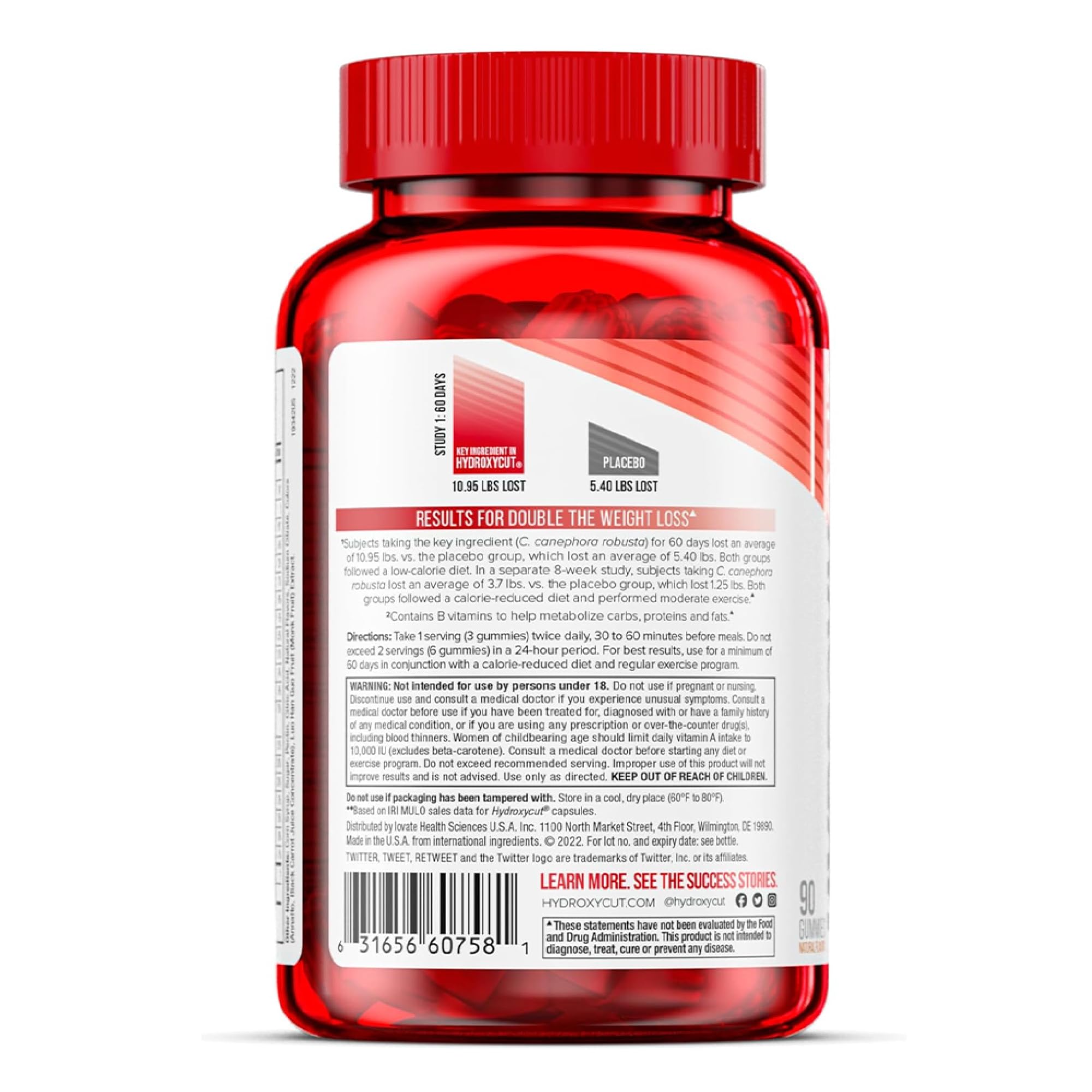 Hydroxycut Gummies on-the-go pack