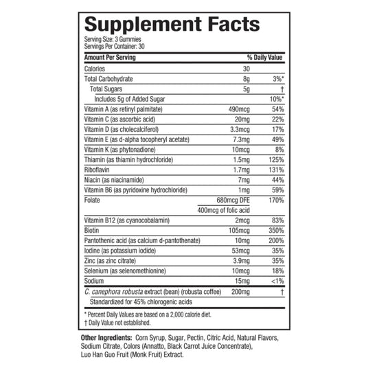 Hydroxycut Gummies Pack 2 – Side angle