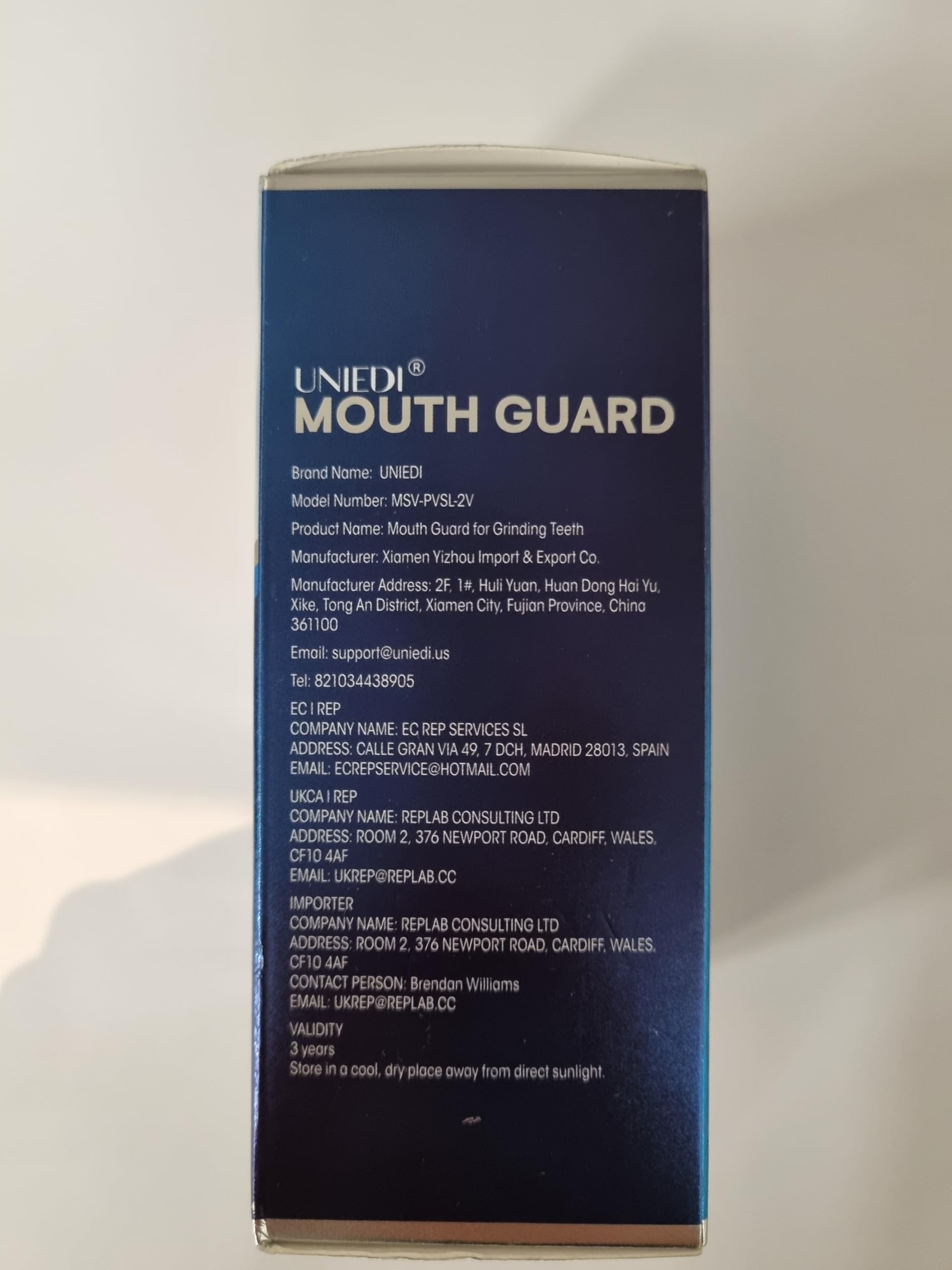 Storage and hygiene for night guard