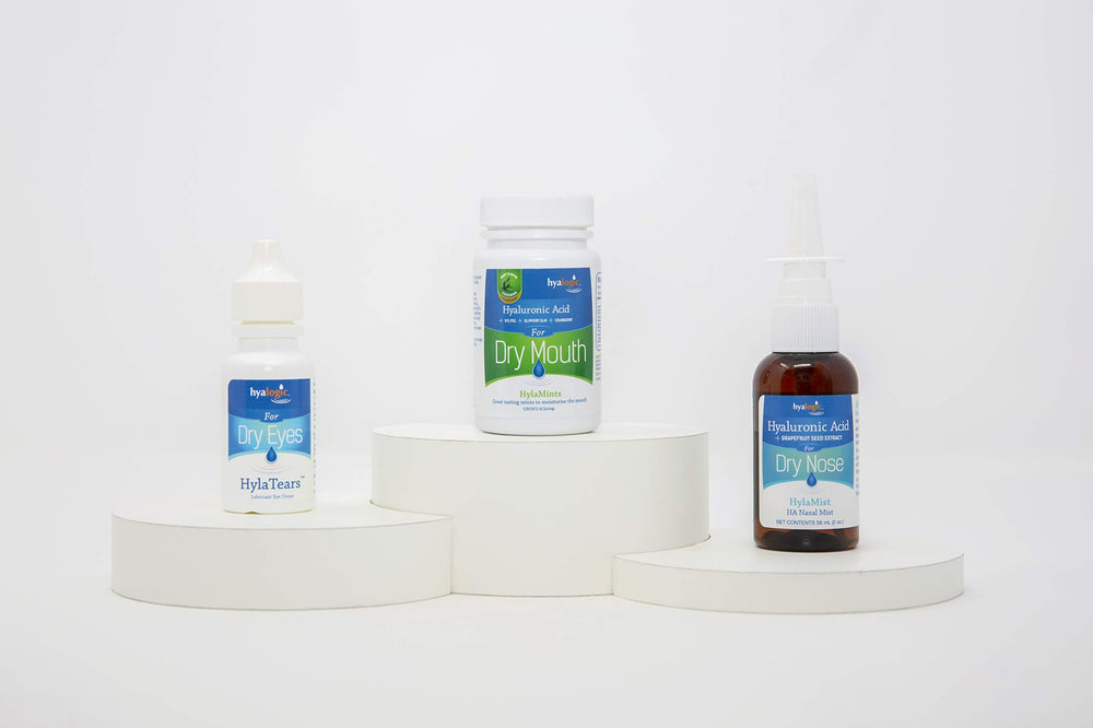 Concept image of mouth moisture and freshness