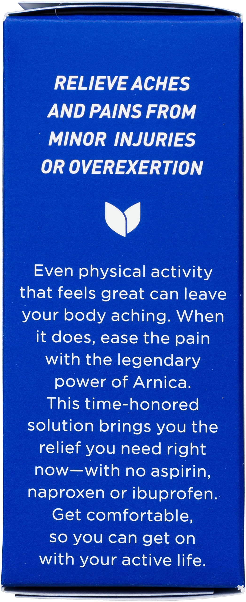 Hyland's Arnica bottle side-profile for easy-access pain support