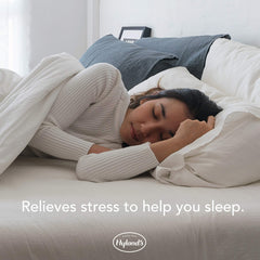 Hyland's Calms Forte bottle label close-up emphasizes natural active ingredients for gentle relief.