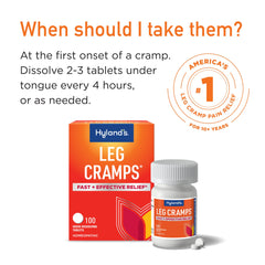 Hyland's natural active ingredients offer a gentle, temporary leg-cramp relief option.