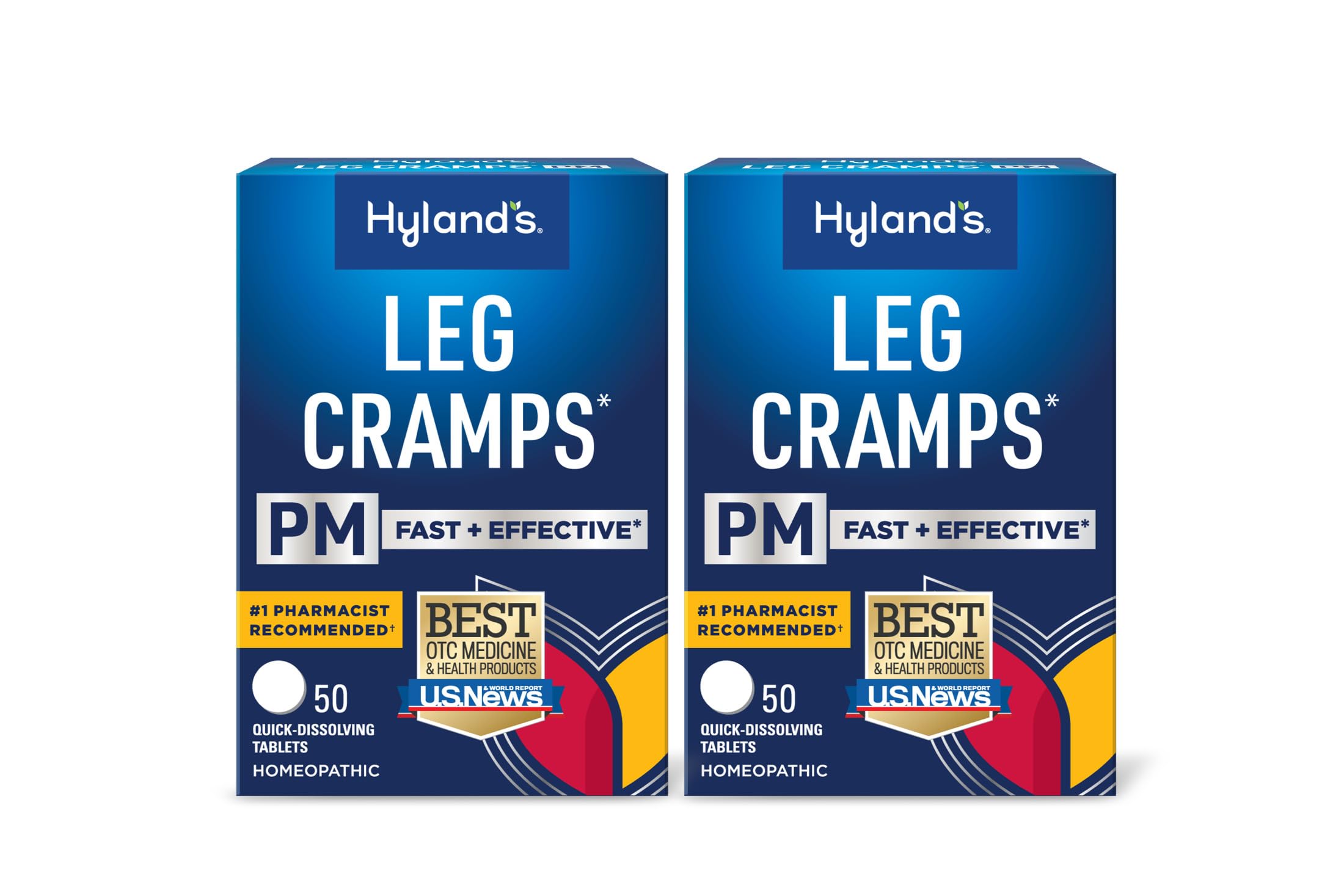 Hyland's Leg Cramps PM bottle on nightstand offering nighttime cramp relief
