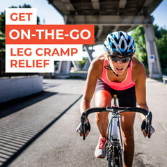 Hyland's Leg Cramps tablets dissolving under the tongue for fast relief.