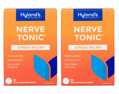 Hyland's Naturals Nerve Tonic 2-pack, 50-count tablets in bottle