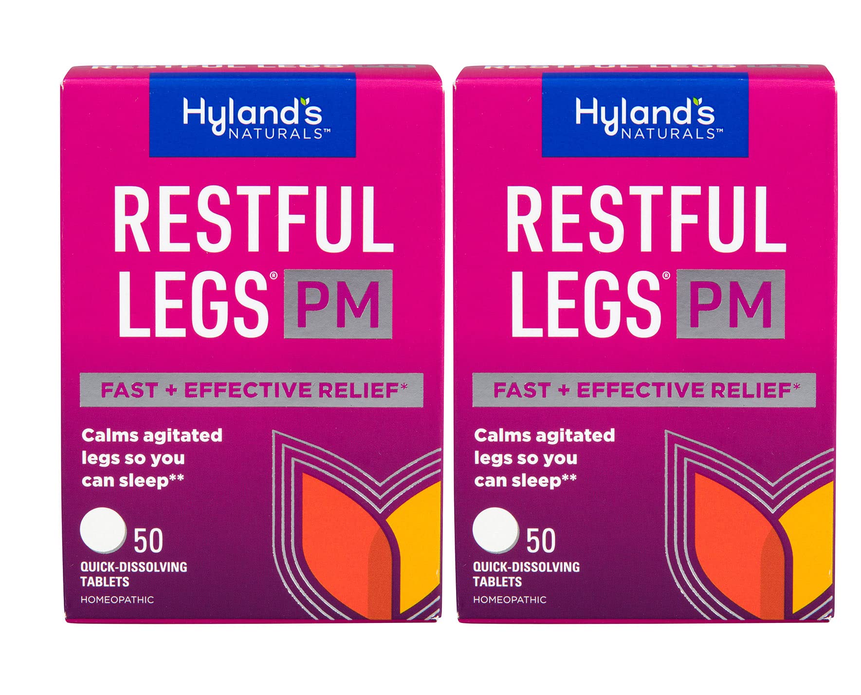 Hyland's Restful Legs PM two-pack box