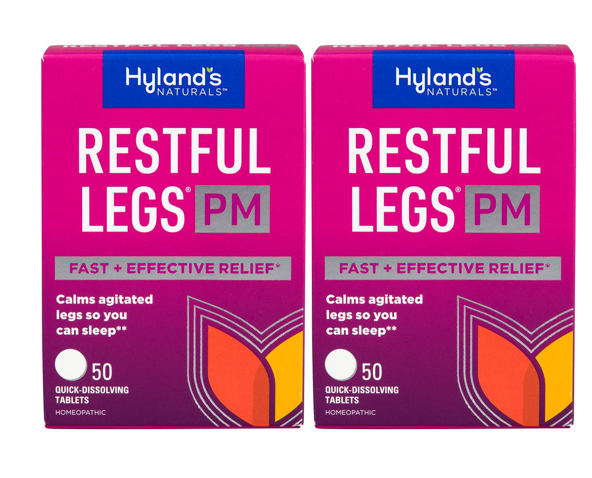 Hyland's Restful Legs PM two-pack box
