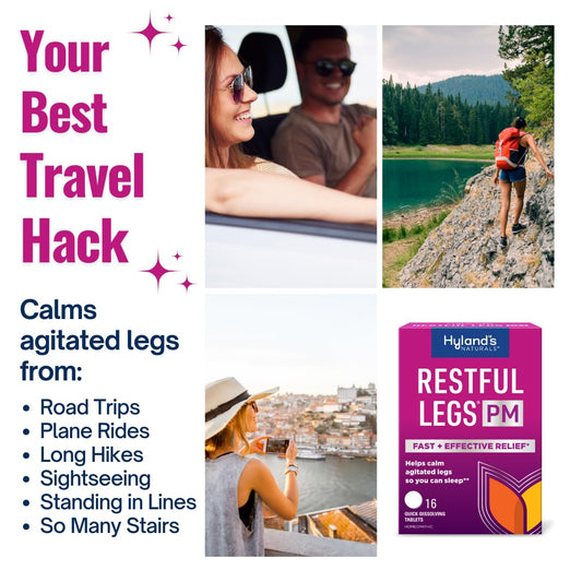 Dissolving Restful Legs PM tablets under the tongue