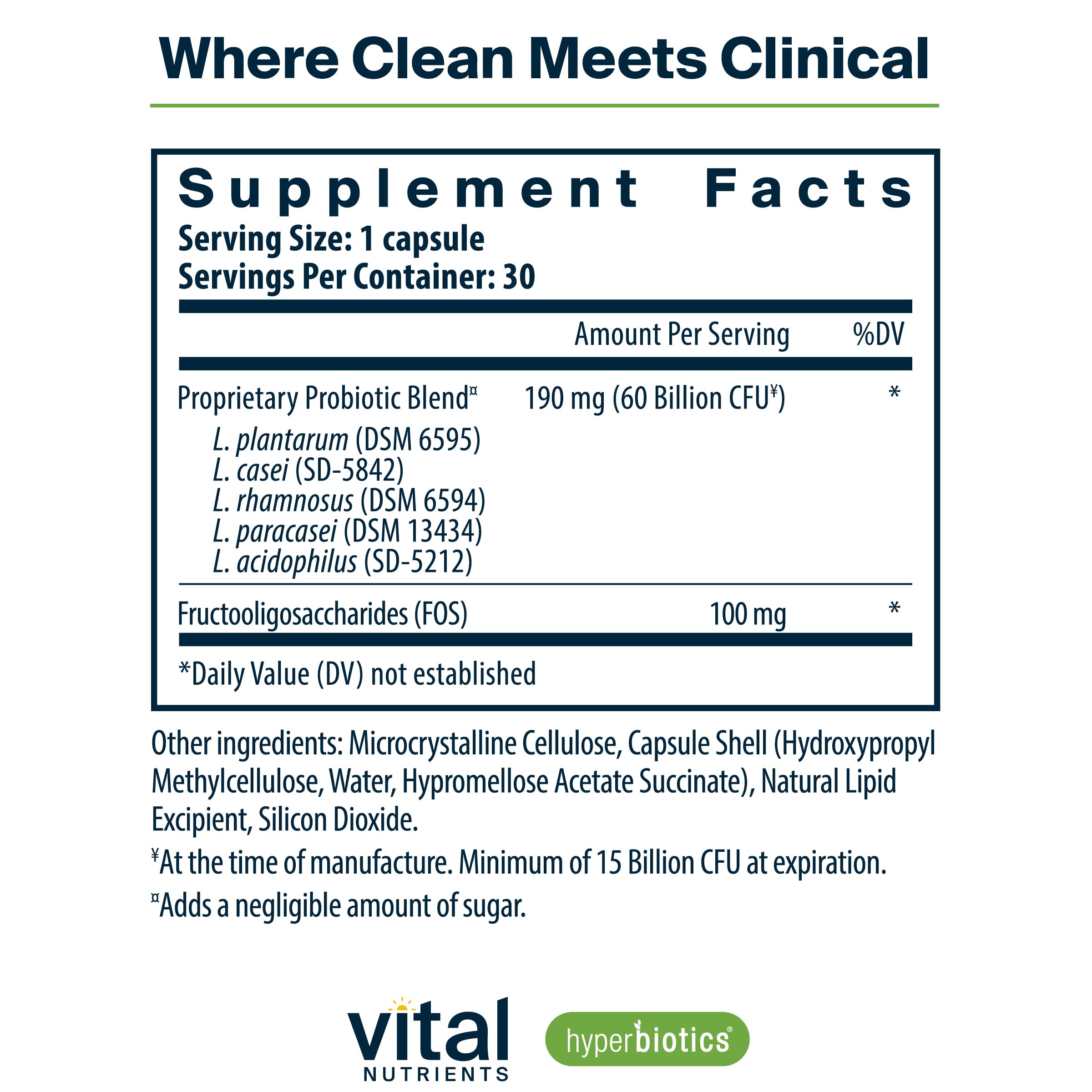 Prebiotic fructooligosaccharides (FOS) feeding probiotics