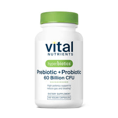 Hyperbiotics Vital Nutrients prebiotic and probiotic capsules for women and men - 60 Billion CFU - 60 vegan capsules