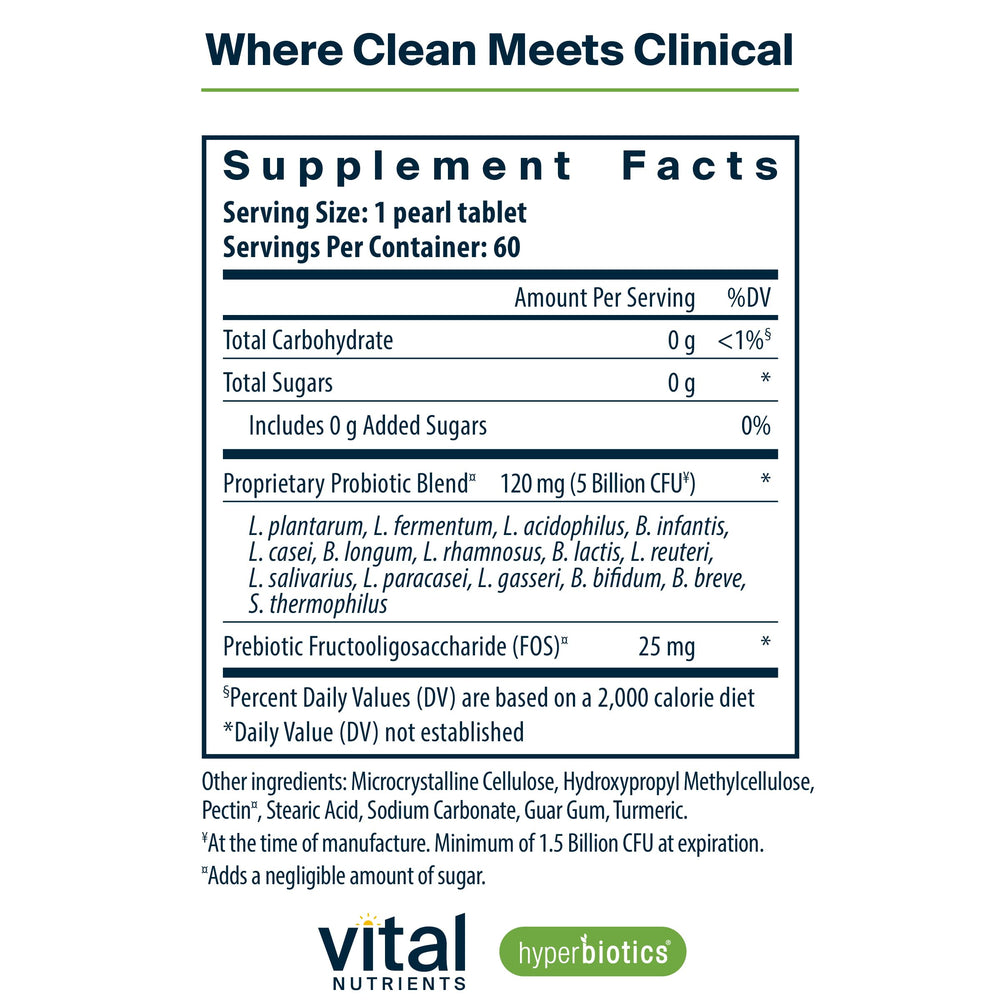 Graphic showing 15 probiotic strains in Pro-15 formula