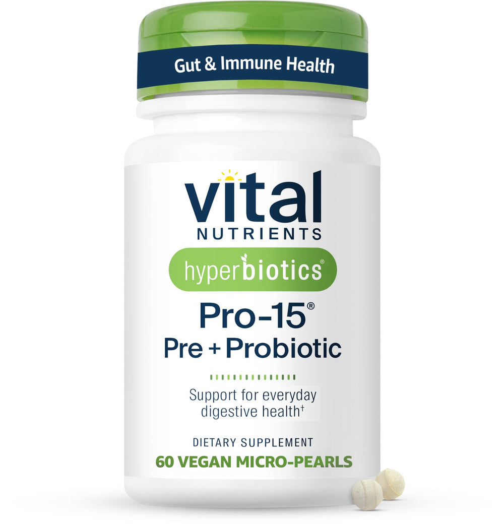 Hyperbiotics Vital Nutrients Pro-15 packaging
