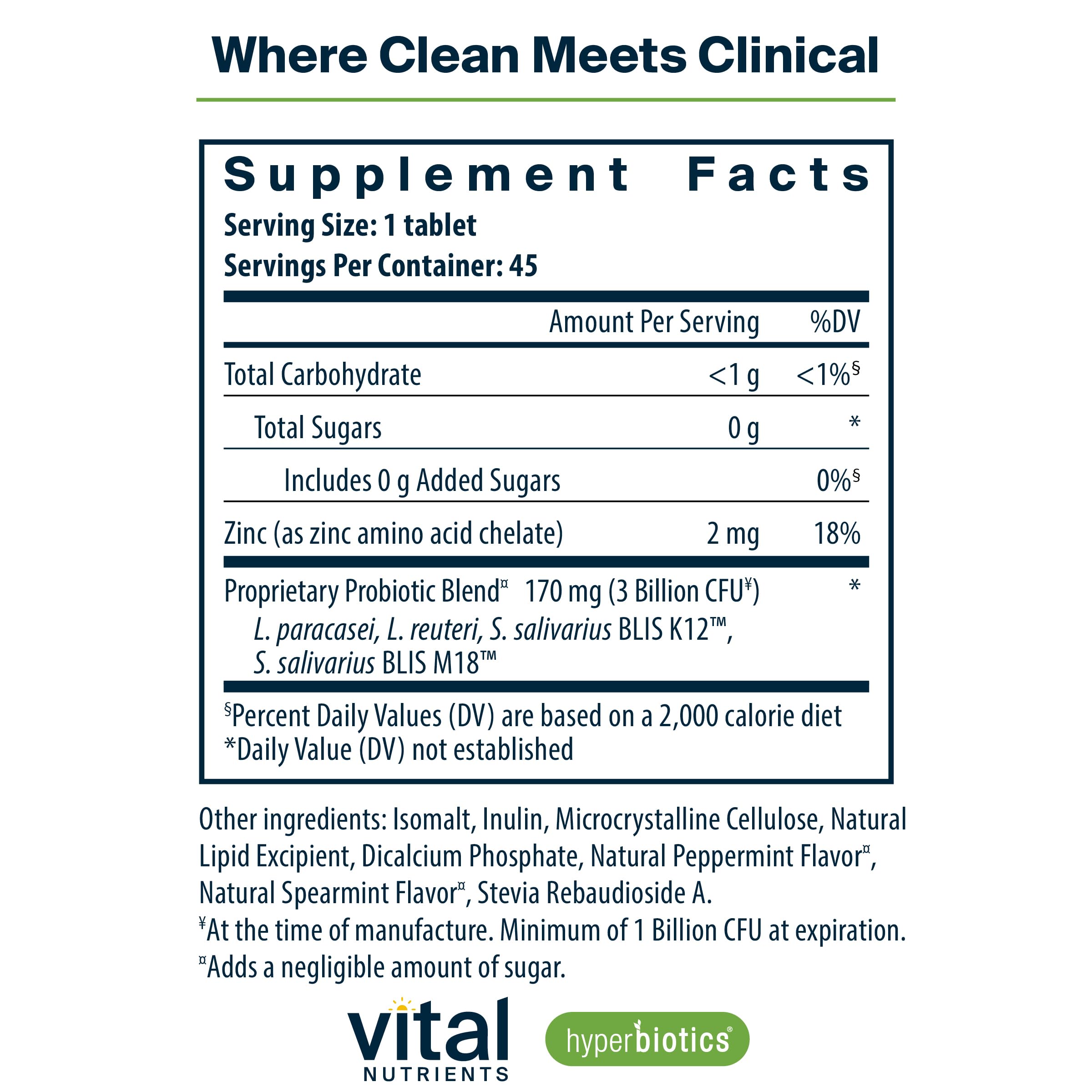 Graphic highlighting dairy-free BLIS K12 and M18 probiotic strains
