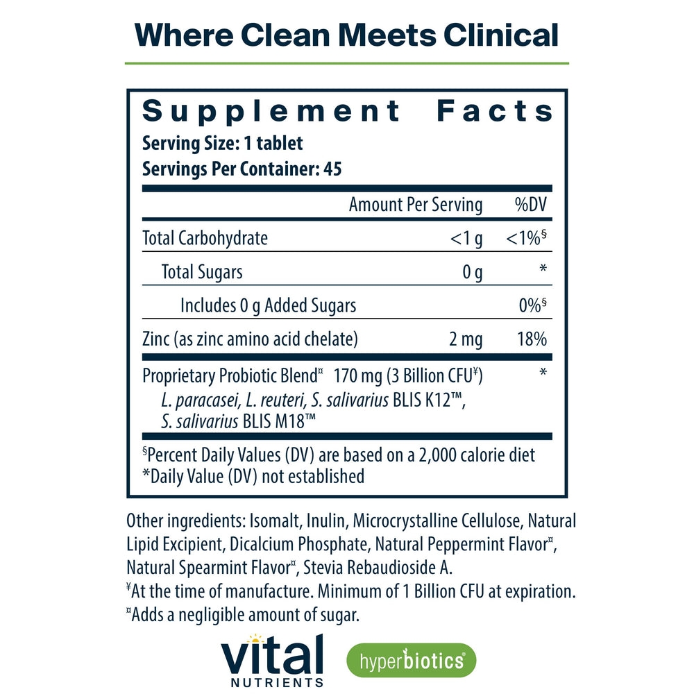Graphic highlighting dairy-free BLIS K12 and M18 probiotic strains