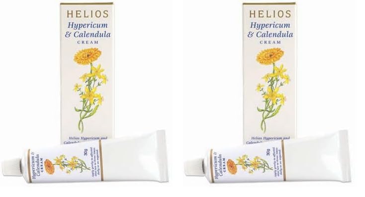 Two 30g tubes of Hypericum and Calendula Cream (2 pack)