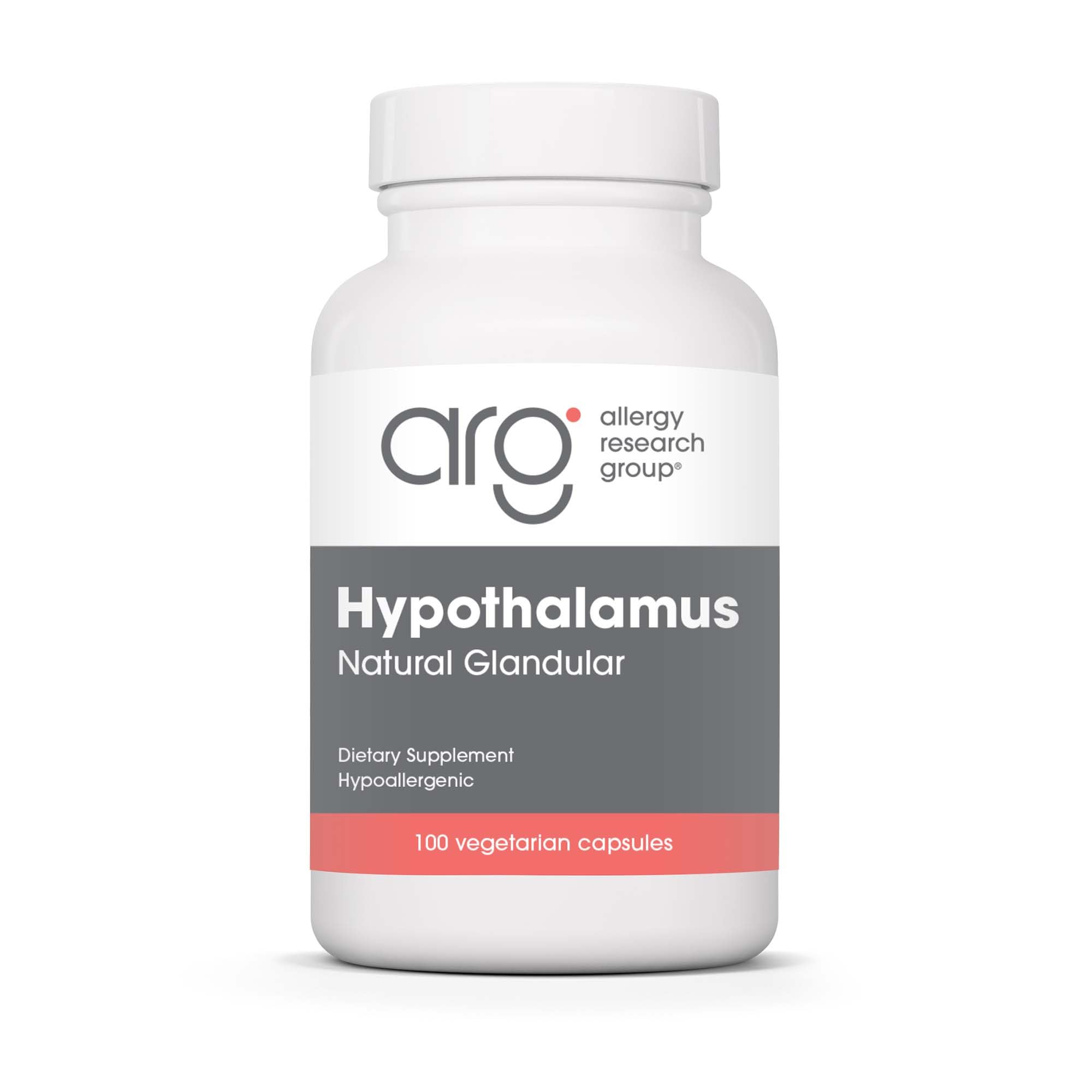 Allergy Research Group Hypothalamus supplement bottle with 100 Vegicaps
