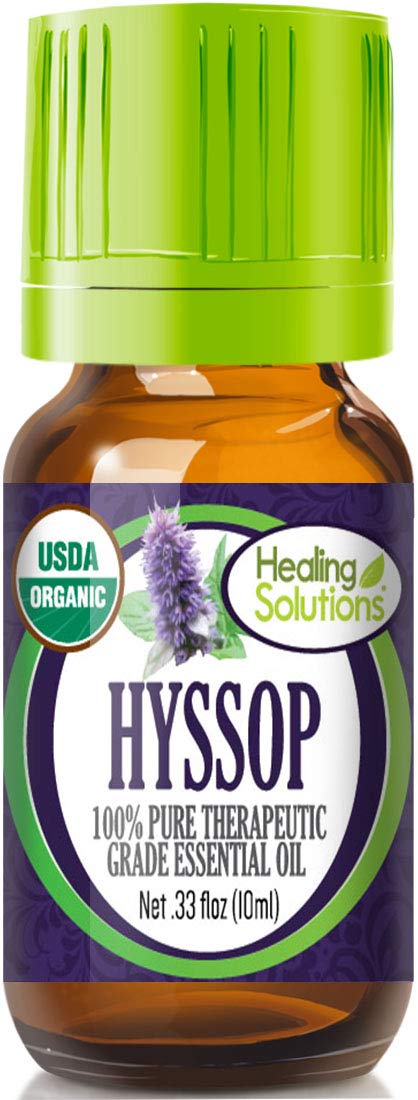 Healing Solutions Hyssop Essential Oil 10ml bottle