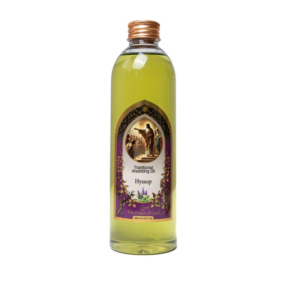 Hyssop purification anointing oil bottle in Jerusalem, 250ml